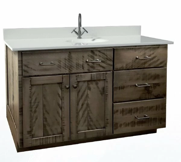 Amish Breckinridge Bathroom Vanity 23"-71" Without Top 1 Amish Breckinridge Bathroom Vanity 23"-71" Without Top