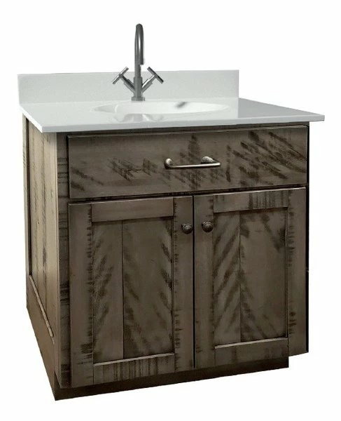 Amish Breckinridge Bathroom Vanity 23"-71" Without Top 2 Amish Breckinridge Bathroom Vanity 23"-71" Without Top - Image 2