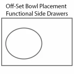 Amish Breckinridge Rough Sawn Three-Piece Bathroom Vanity Set Without Top -Home Decoration Sales 2024 pid 66491 Amish Breckinridge Rough Sawn Three Piece Bathroom Vanity Set Without Top 120