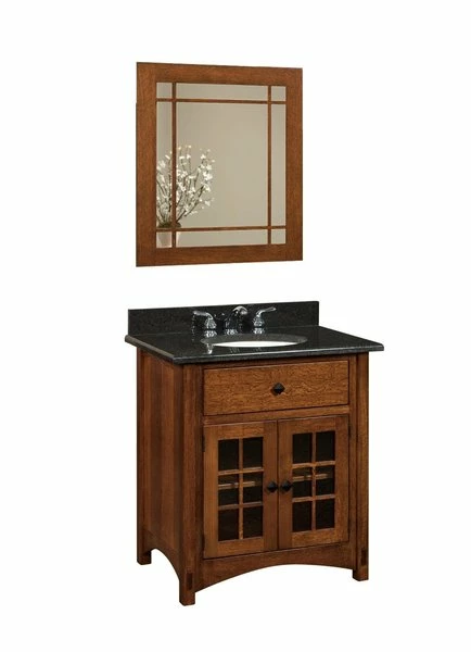 Amish Norfolk Two-Piece Bathroom Vanity Set 1 Amish Norfolk Two-Piece Bathroom Vanity Set