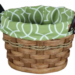 Hand Woven Natural Reed Fruit Bowl Basket