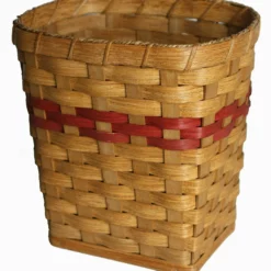 Hand Woven Natural Reed Vanity Waste Basket