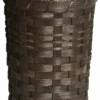 Hand Woven Natural Reed Round Waste Basket