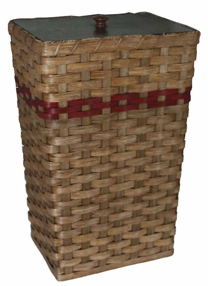 Amish Hand Woven Natural Reed 13 Gallon Kitchen Waste Basket 1 Amish Hand Woven Natural Reed 13 Gallon Kitchen Waste Basket