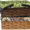 Hand Woven Natural Reed Market Basket