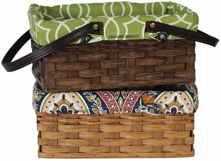 Hand Woven Natural Reed Market Basket 1 Hand Woven Natural Reed Market Basket