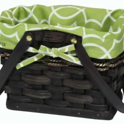 Hand Woven Natural Reed Napkin Basket