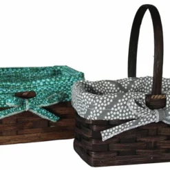 Hand Woven Natural Reed Mini Basket