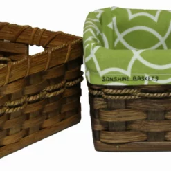 Hand Woven Natural Reed Essentials Basket