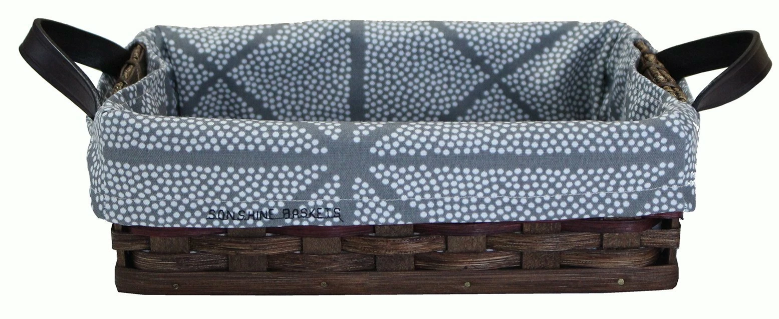 Amish Hand Woven Natural Reed Square Cake Pan Basket 1 Amish Hand Woven Natural Reed Square Cake Pan Basket