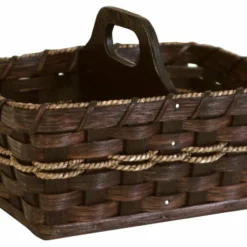 Hand Woven Natural Reed Handy Helper Basket
