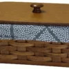 Hand Woven Natural Reed Basket With Optional Lid