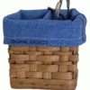 Amish Hand Woven Natural Reed Mini Organizer Basket