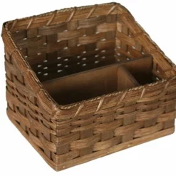 Amish Hand Woven Natural Reed Small Organizer