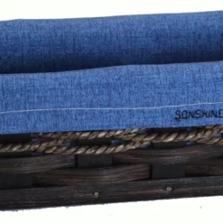 Hand Woven Natural Reed Cracker Basket