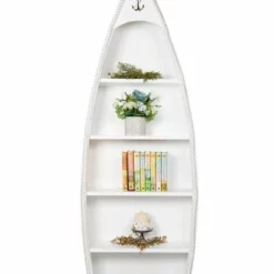 Amish Wood Rowboat Bookshelf -Home Decoration Sales 2024 pid 67647 Amish Wood Rowboat Bookshelf 90