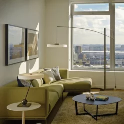 Hubbardton Forge Disq Arc LED Floor Lamp -Home Decoration Sales 2024 pid 68712 Hubbardton Forge Disq Arc LED Floor Lamp 50