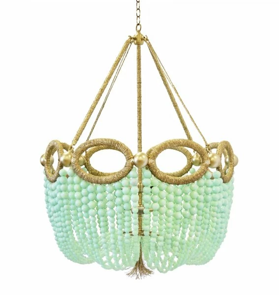 American Made Fiona Beaded Chandelier 1 American Made Fiona Beaded Chandelier