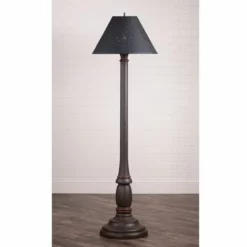 Brinton House Floor Lamp With Textured Black Tin Shade -Home Decoration Sales 2024 pid 68867 Brinton House Floor Lamp with Textured Black Tin Shade 50