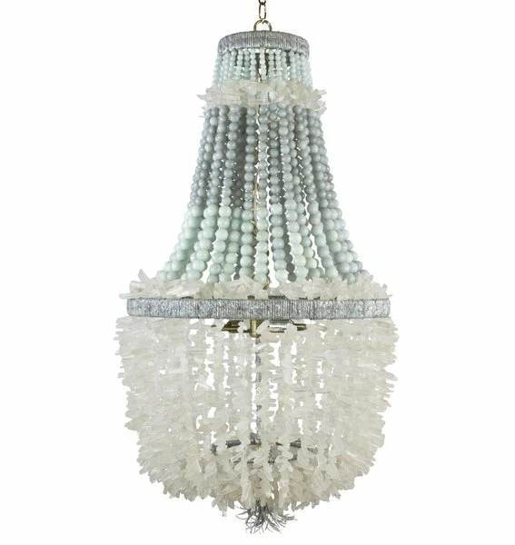 American Made Malibu Up Beaded Chandelier 3 American Made Malibu Up Beaded Chandelier - Image 3