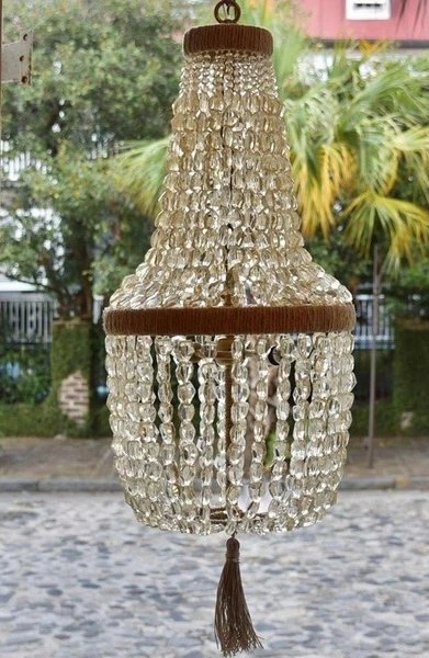 American Made Malibu Up Beaded Chandelier 4 American Made Malibu Up Beaded Chandelier - Image 4