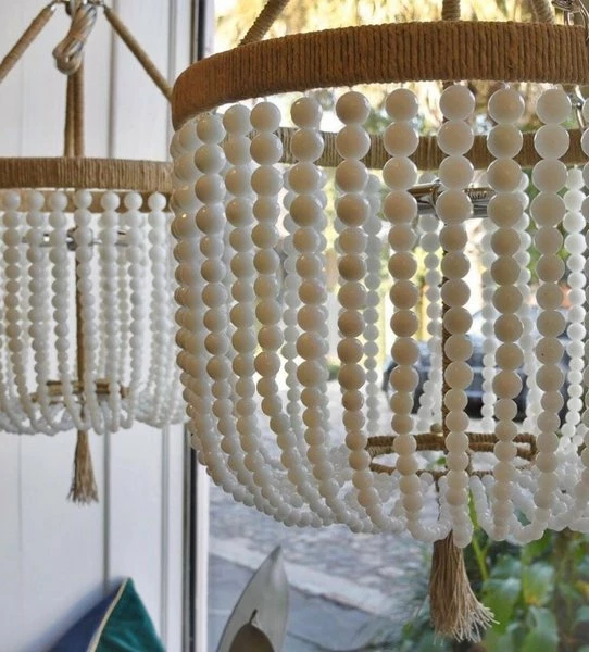 American Made Malibu Beaded Chandelier 11 American Made Malibu Beaded Chandelier - Image 11