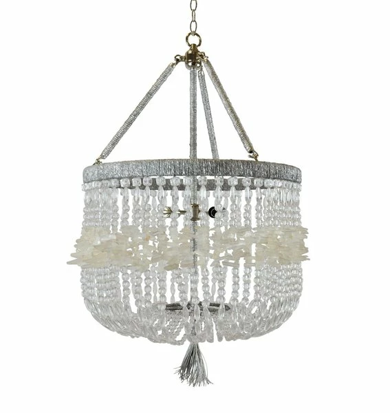 American Made Malibu Beaded Chandelier 4 American Made Malibu Beaded Chandelier - Image 4