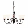 Hubbardton Forge Forged Leaves Chandelier