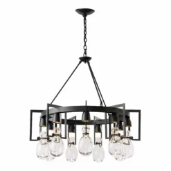 Hubbardton Forge Apothecary Circular Chandelier