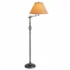 Hubbardton Forge Twist Basket Swing Arm Floor Lamp