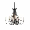 Hubbardton Forge Sweeping Taper 9 Arm Chandelier