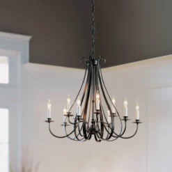 Hubbardton Forge Sweeping Taper 9 Arm Chandelier -Home Decoration Sales 2024 pid 70033 Hubbardton Forge Sweeping Taper 9 Arm Chandelier 20