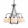 Hubbardton Forge Sweeping Taper 5 Arm Chandelier