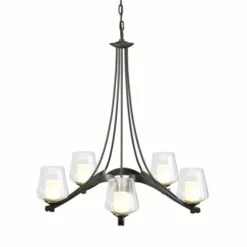 Hubbardton Forge Ribbon 5 Arm Chandelier -Home Decoration Sales 2024 pid 70069 Hubbardton Forge Ribbon 5 Arm Chandelier 10