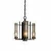 Hubbardton Forge New Town 4 Arm Chandelier