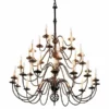 Hubbardton Forge Ball Basket 36 Arm Chandelier