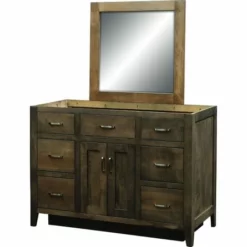 Amish Fennimore Single Sink Vanity And Optional Mirror