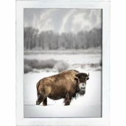 Amish Open Horizons Wall Decor - Bison Snow -Home Decoration Sales 2024 pid 72149 Amish Open Horizons Wall Decor Bison Snow 30