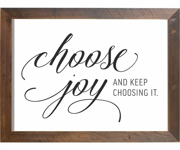 Amish Open Horizons Wall Decor - Choose Joy 2 Amish Open Horizons Wall Decor - Choose Joy - Image 2