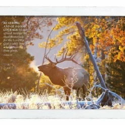 Amish Open Horizons Wall Decor - Elk Morning -Home Decoration Sales 2024 pid 72154 Amish Open Horizons Wall Decor Elk Morning 30