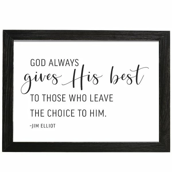 Amish Open Horizons Wall Decor - God Gives 1 Amish Open Horizons Wall Decor - God Gives