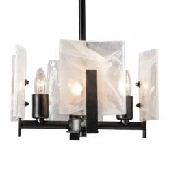 Hubbardton Arc 4-Light Semi-Flush/Pendant
